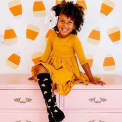 Trick-or-Treat Knee High Socks 3-Pack -Baby Product Shop trick or treat knee high socks 3 pack little stocking company lil tulips 30885194006646