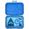 True Blue Shark 4 Compartment Large Bento Box -Baby Product Shop true blue shark 4 compartment large bento box yumbox lil tulips 30683120271478