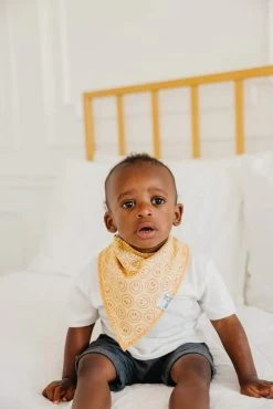 Vance Bandana Bibs -Baby Product Shop vance bandana bibs copper pearl lil tulips 30425374261366