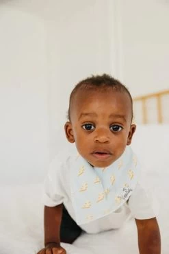 Vance Bandana Bibs -Baby Product Shop vance bandana bibs copper pearl lil tulips 30425374326902