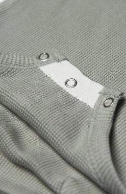 Waffle Long Sleeve Bodysuit - Morning Dew -Baby Product Shop waffle long sleeve bodysuit morning dew loulou lollipop lil tulips 29968656793718