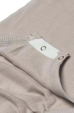 Waffle Long Sleeve Bodysuit - Silver Birch -Baby Product Shop waffle long sleeve bodysuit silver birch loulou lollipop lil tulips 29968654139510