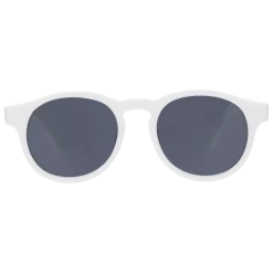 Wicked White Keyhole Sunglasses