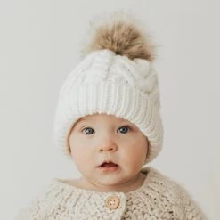 Winter White Pop Pom Pom Beanie Hat 7 Winter White Pop Pom Pom Beanie Hat -Baby Product Shop winter white pop pom pom beanie hat huggalugs lil tulips 29935367454838 109f3617 b127 421e ba40 beebe1a08684