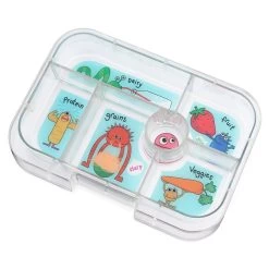 Wow Red Monsters 6 Compartment Leakproof Bento Box -Baby Product Shop wow red monsters 6 compartment leakproof bento box yumbox lil tulips 29758047387766
