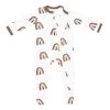 Zippered Footie In Coffee Rainbow -Baby Product Shop zippered footie in coffee rainbow kyte baby lil tulips 30601372663926