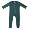 Zippered Footie In Emerald -Baby Product Shop zippered footie in emerald kyte baby lil tulips 12112272326774