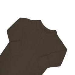 Zippered Footie In Espresso -Baby Product Shop zippered footie in espresso kyte baby lil tulips 30909990830198