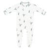 Zippered Footie In Eucalyptus 1 Zippered Footie In Eucalyptus -Baby Product Shop zippered footie in eucalyptus kyte baby lil tulips 29974999793782