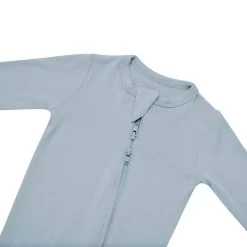 Zippered Footie In Fog 7 Zippered Footie In Fog -Baby Product Shop zippered footie in fog kyte baby lil tulips 28366950858870