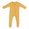 Zippered Footie In Marigold 2 Zippered Footie In Marigold -Baby Product Shop zippered footie in marigold kyte baby lil tulips 29974971744374