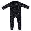 Zippered Footie In Midnight Constellation 1 Zippered Footie In Midnight Constellation -Baby Product Shop zippered footie in midnight constellation kyte baby lil tulips 30476204179574