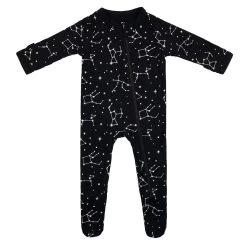 Zippered Footie In Midnight Constellation -Baby Product Shop zippered footie in midnight constellation kyte baby lil tulips 30476204277878