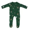 Zippered Footie In Mistletoe 1 Zippered Footie In Mistletoe -Baby Product Shop zippered footie in mistletoe kyte baby lil tulips 30948150870134