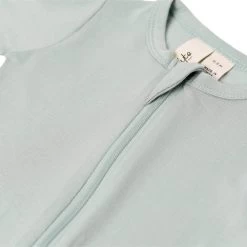 Zippered Footie In Sage -Baby Product Shop zippered footie in sage kyte baby lil tulips 28541641162870