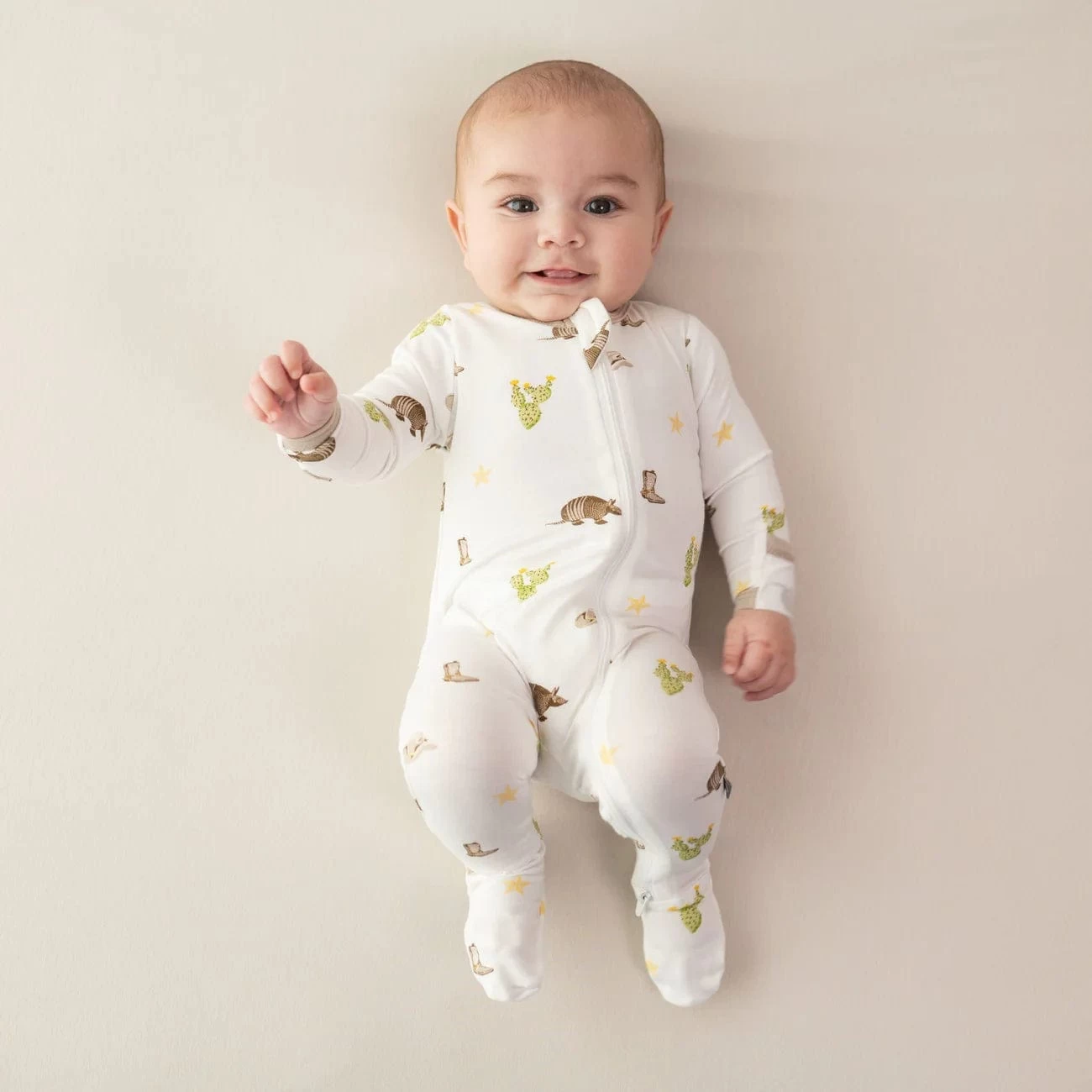 Zippered Footie In Western 5 Zippered Footie In Western - Image 3